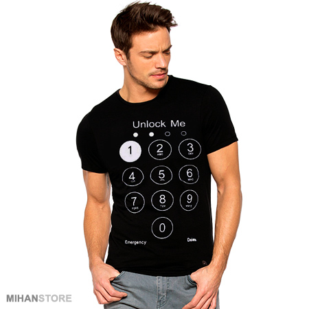 تی شرت مردانه طرح Unlock me